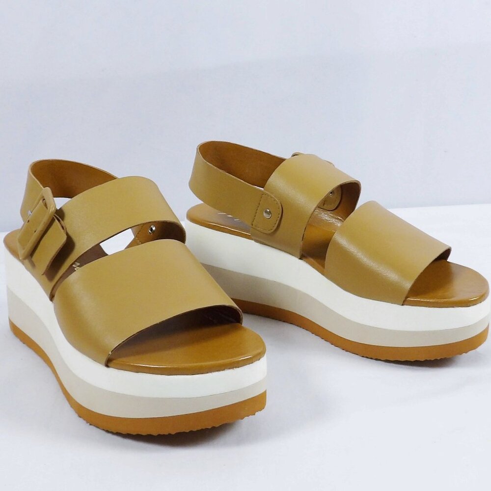 Matisse JAMs Double Strap Platform Sandal TAN New in Box - Picture 12 of 14